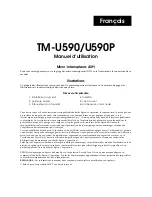 Preview for 11 page of Epson TM-U590 Series User Manual