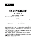 Preview for 54 page of Epson TM-U590 Series User Manual