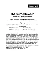 Preview for 69 page of Epson TM-U590 Series User Manual