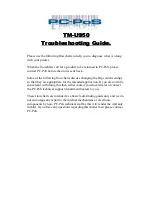 Preview for 1 page of Epson TM950 - B/W Dot-matrix Printer Troubleshooting Manual