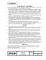 Preview for 5 page of Epson U220A - TM B/W Dot-matrix Printer Specification