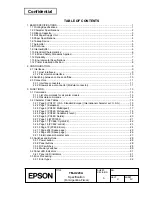 Preview for 8 page of Epson U220A - TM B/W Dot-matrix Printer Specification