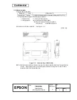 Preview for 13 page of Epson U220A - TM B/W Dot-matrix Printer Specification