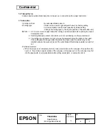 Preview for 15 page of Epson U220A - TM B/W Dot-matrix Printer Specification