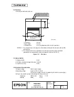 Preview for 16 page of Epson U220A - TM B/W Dot-matrix Printer Specification