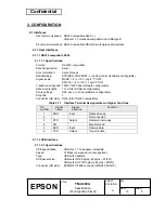 Preview for 19 page of Epson U220A - TM B/W Dot-matrix Printer Specification