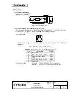 Preview for 21 page of Epson U220A - TM B/W Dot-matrix Printer Specification