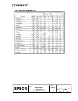 Preview for 37 page of Epson U220A - TM B/W Dot-matrix Printer Specification