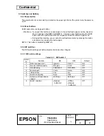 Preview for 38 page of Epson U220A - TM B/W Dot-matrix Printer Specification