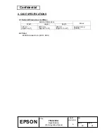 Preview for 48 page of Epson U220A - TM B/W Dot-matrix Printer Specification