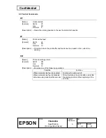 Preview for 53 page of Epson U220A - TM B/W Dot-matrix Printer Specification