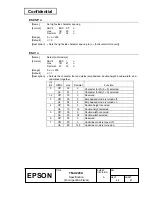 Preview for 57 page of Epson U220A - TM B/W Dot-matrix Printer Specification