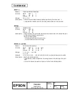 Preview for 61 page of Epson U220A - TM B/W Dot-matrix Printer Specification