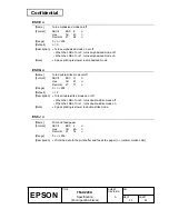 Preview for 62 page of Epson U220A - TM B/W Dot-matrix Printer Specification