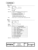 Preview for 67 page of Epson U220A - TM B/W Dot-matrix Printer Specification