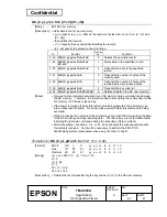 Preview for 71 page of Epson U220A - TM B/W Dot-matrix Printer Specification