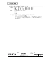 Preview for 76 page of Epson U220A - TM B/W Dot-matrix Printer Specification