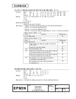 Preview for 77 page of Epson U220A - TM B/W Dot-matrix Printer Specification