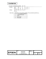 Preview for 79 page of Epson U220A - TM B/W Dot-matrix Printer Specification