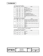 Preview for 83 page of Epson U220A - TM B/W Dot-matrix Printer Specification