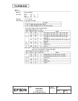 Preview for 84 page of Epson U220A - TM B/W Dot-matrix Printer Specification