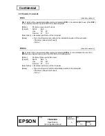 Preview for 85 page of Epson U220A - TM B/W Dot-matrix Printer Specification