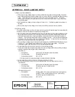 Preview for 87 page of Epson U220A - TM B/W Dot-matrix Printer Specification