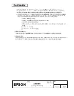 Preview for 88 page of Epson U220A - TM B/W Dot-matrix Printer Specification