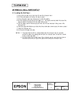 Preview for 92 page of Epson U220A - TM B/W Dot-matrix Printer Specification