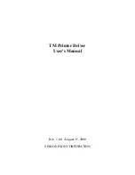 Preview for 1 page of Epson U295 - TM B/W Dot-matrix Printer User Manual