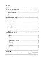 Preview for 2 page of Epson U295 - TM B/W Dot-matrix Printer User Manual