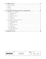 Preview for 3 page of Epson U295 - TM B/W Dot-matrix Printer User Manual