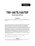 Preview for 15 page of Epson U675 - TM Color Dot-matrix Printer User Manual