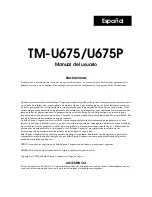 Preview for 33 page of Epson U675 - TM Color Dot-matrix Printer User Manual