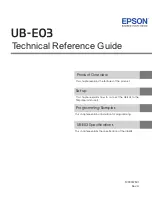 Preview for 1 page of Epson UB-E03 Technical Reference Manual