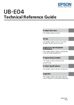 Epson UB-E04 Reference Manual preview