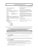 Предварительный просмотр 1 страницы Epson UB-P02II User Manual