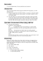 Preview for 2 page of Epson UB-U01III User Manual