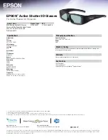 Preview for 2 page of Epson V12H483001 Specifications