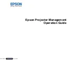 Epson VS230 Operation Manual предпросмотр