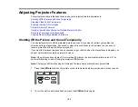 Предварительный просмотр 104 страницы Epson VS250 User Manual