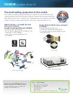 Предварительный просмотр 2 страницы Epson VS350W Brochure & Specs