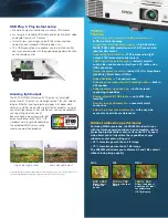 Предварительный просмотр 3 страницы Epson VS350W Brochure & Specs