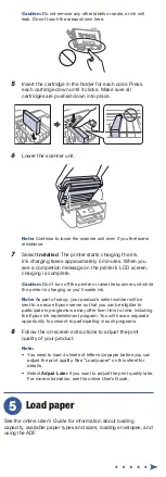 Preview for 4 page of Epson WF-2960 Installation Manual