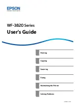 Preview for 1 page of Epson WF-3820 Series User Manual