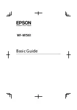 Epson WF-M1561 Basic Manual preview