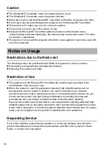 Preview for 10 page of Epson WirelessHD transmitter User Manual