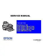 Epson WorkForce 1100 Service Manual preview