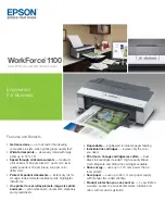 Epson WorkForce 1100 Specifications предпросмотр