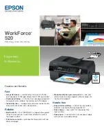 Epson WorkForce 520 Specifications preview